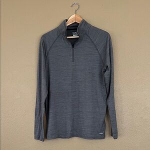 NWT Motion Charcoal Quarter-Zip Pullover
